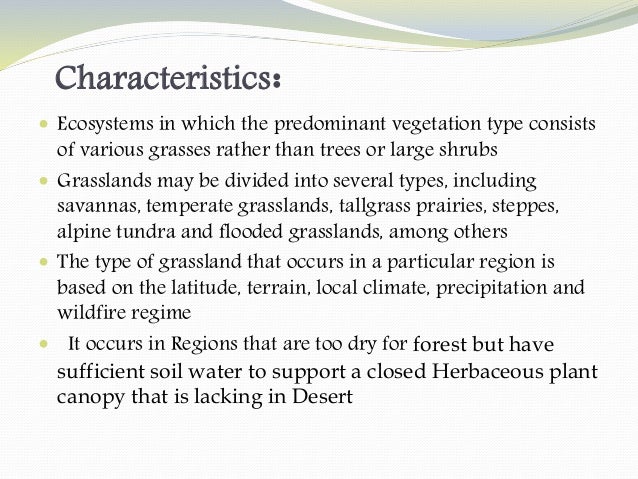 Grassland Ecosystem Pdf